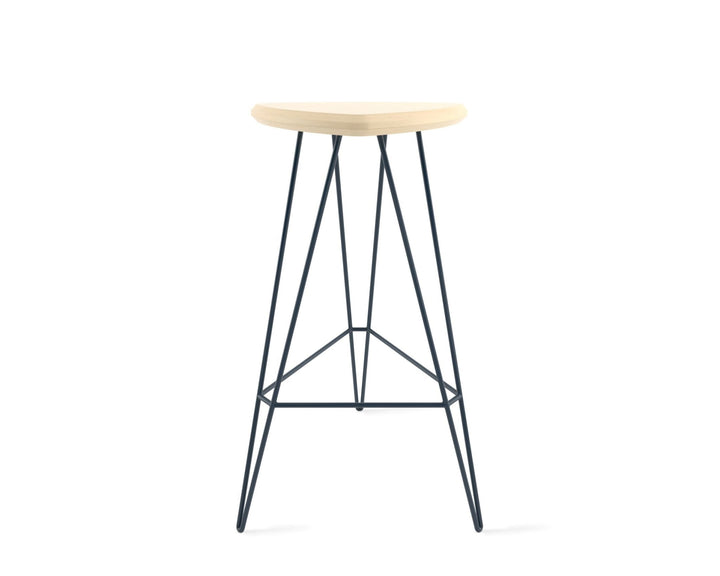 Madison Bar Stool - Tronk - Stools + Benches + Ottomans - Maple - Navy - HORNE