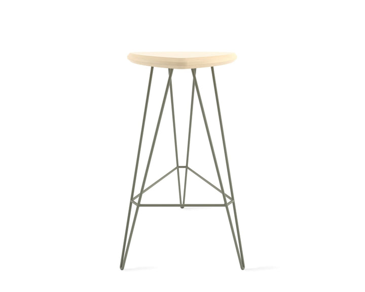Madison Bar Stool - Tronk - Stools + Benches + Ottomans - Maple - Prairie Green - HORNE