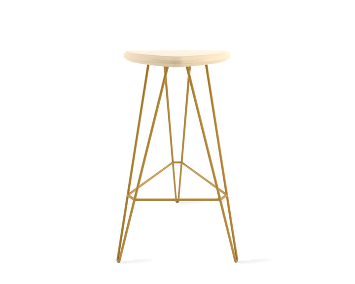 Madison Bar Stool - Tronk - Stools + Benches + Ottomans - Maple - Mustard - HORNE