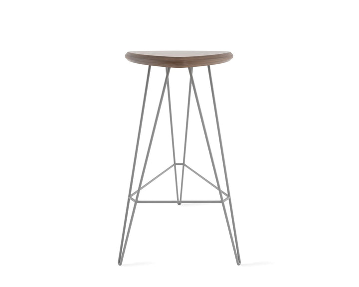 Madison Bar Stool - Tronk - Stools + Benches + Ottomans - Walnut - Gray - HORNE