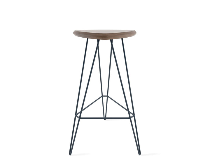 Madison Bar Stool - Tronk - Stools + Benches + Ottomans - Walnut - Navy - HORNE
