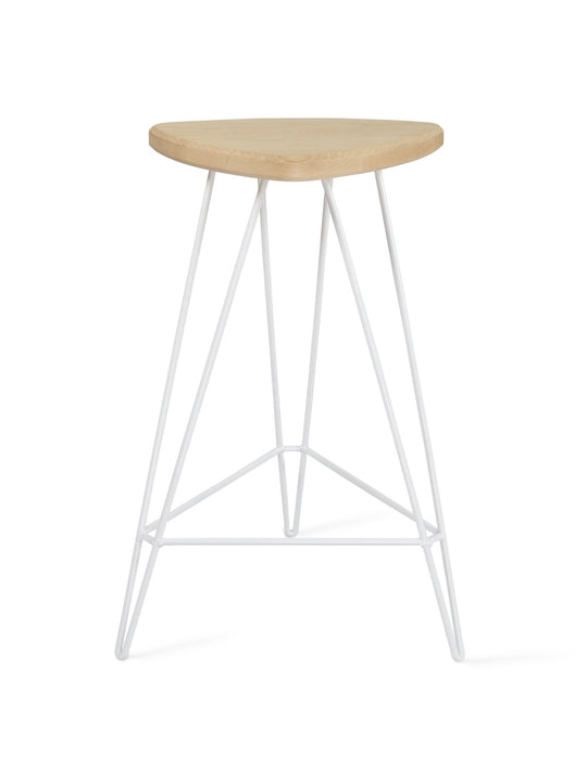 Madison Counter Stool - Tronk - Stools + Benches + Ottomans - Maple - White - HORNE