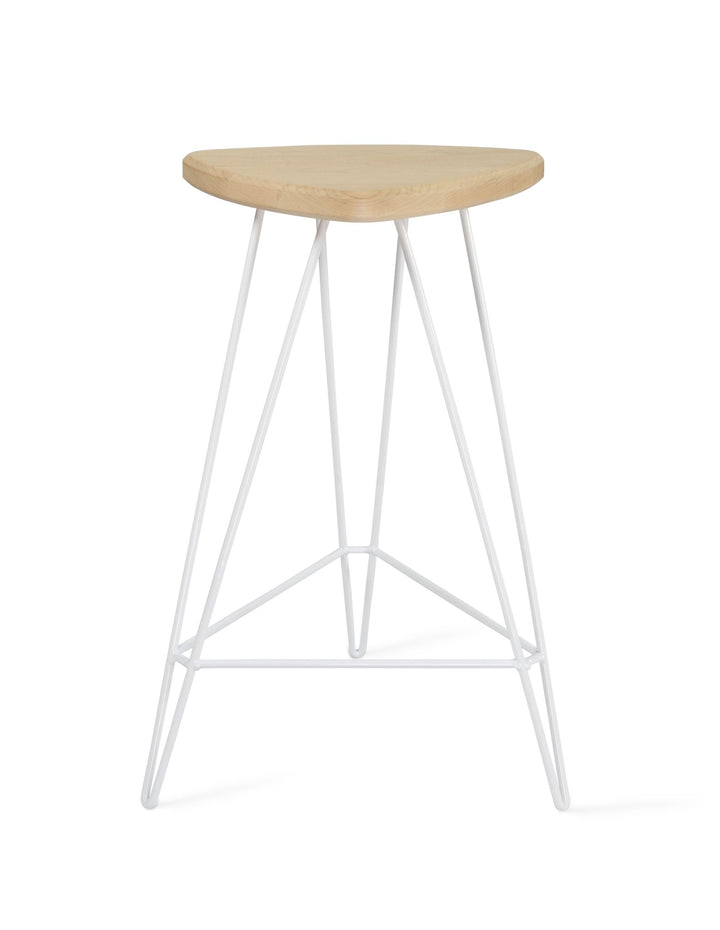 Madison Counter Stool - Tronk - Stools + Benches + Ottomans - Maple - White - HORNE