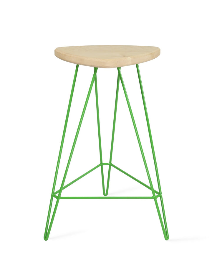Madison Counter Stool - Tronk - Stools + Benches + Ottomans - Maple - Green - HORNE