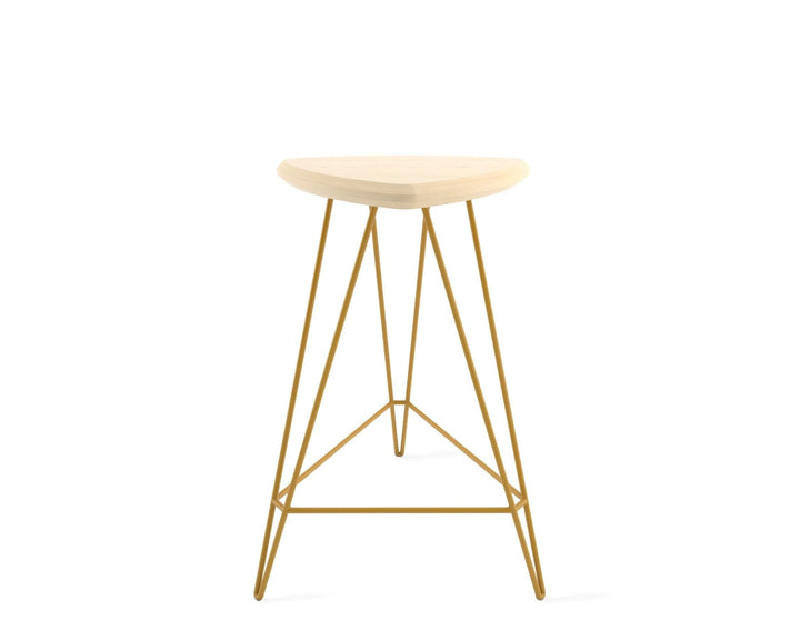 Madison Counter Stool - Tronk - Stools + Benches + Ottomans - Maple - Mustard - HORNE