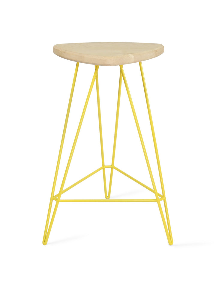 Madison Counter Stool - Tronk - Stools + Benches + Ottomans - Maple - Yellow - HORNE