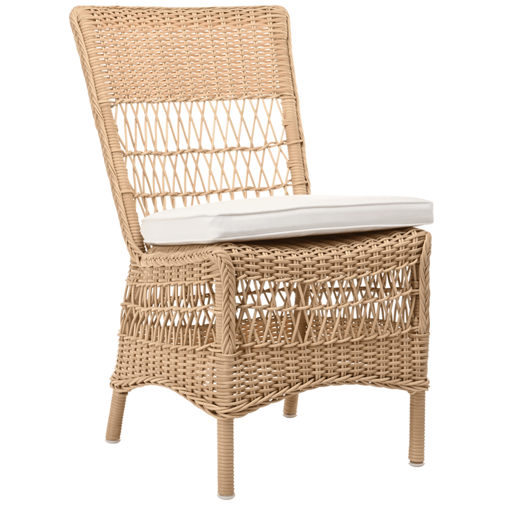 Marie Side Chair - Exterior - Sika Design - Outdoor Furniture - Natural - Tempotest Canvas White - HORNE