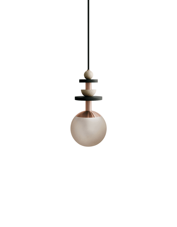 Maru Pendant - Copper - Ladies & Gentlemen - Pendants - 6" - Medium - Bronze Translucent - HORNE