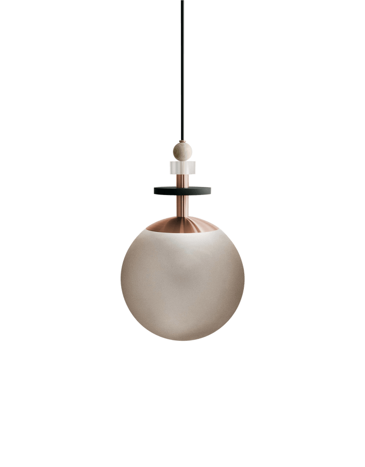 Maru Pendant - Copper - Ladies & Gentlemen - Pendants - 10" - Small - Bronze Translucent - HORNE