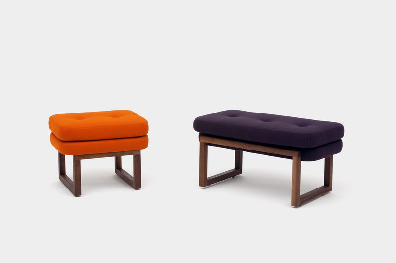 Melinda Bench 42 - Without Shelf - Artless - Stools + Benches + Ottomans - Berry Red - HORNE