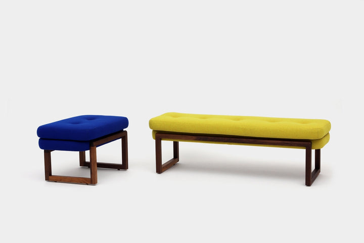 Melinda Bench 48 - Without Shelf - Artless - Stools + Benches + Ottomans - Berry Red - HORNE