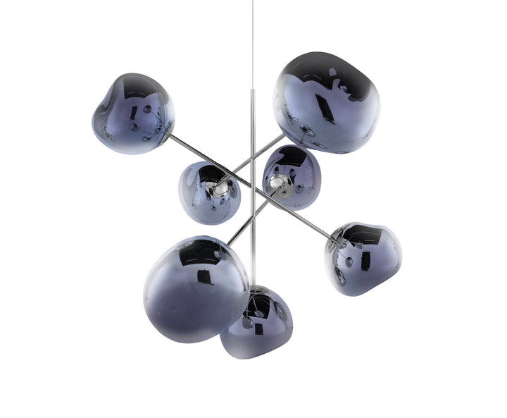 Melt Chandelier - Large - Tom Dixon - Floor Lamps - Smoke - HORNE