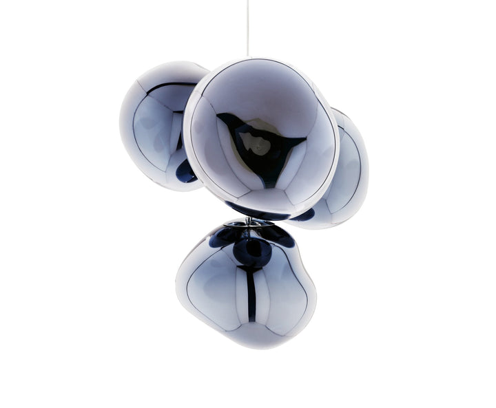 Melt Chandelier - Small - Tom Dixon - Floor Lamps - Smoke - HORNE