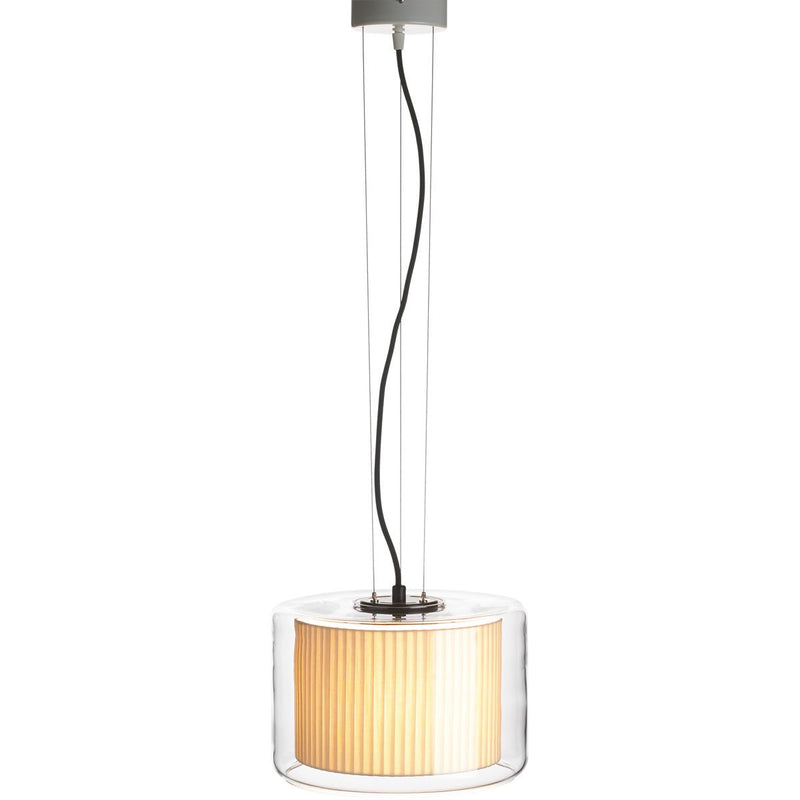 Mercer Pendant - Small - Marset - Pendants - Pleated White - HORNE