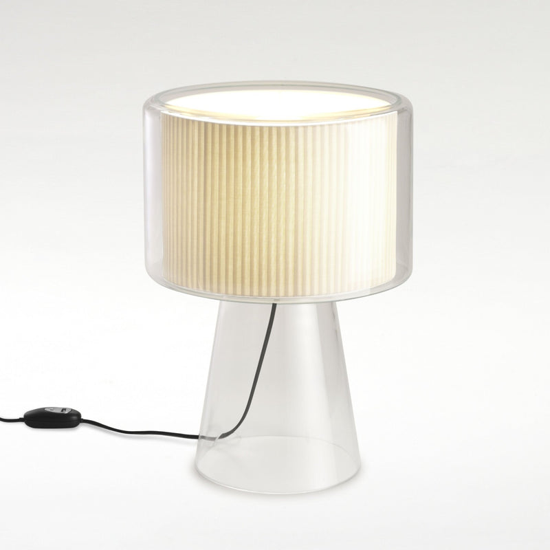 Mercer Table Lamp - Large - Marset - Table + Task - Pleated White - HORNE