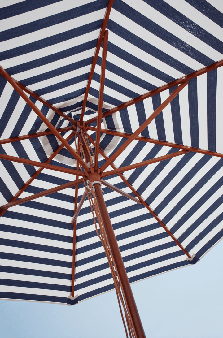 Messina Umbrella Ø270 - Round Striped - Skagerak by Fritz Hansen - Outdoor Accessories - Golden Yellow Stripes - HORNE