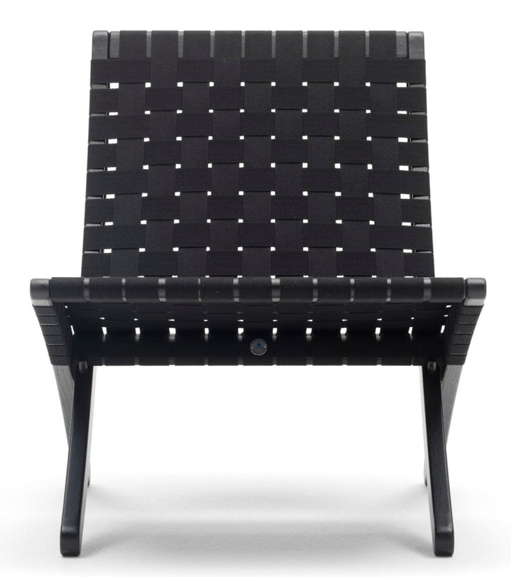 MG501 Cuba Chair - Cotton Webbing - Carl Hansen & Son - Chairs - Black Oak/Black Webbing - HORNE
