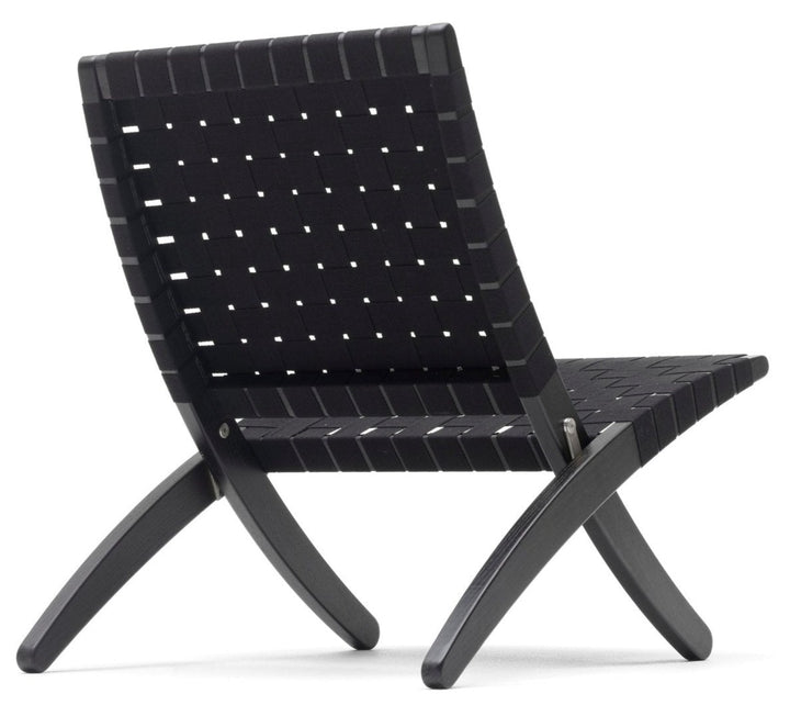 MG501 Cuba Chair - Cotton Webbing - Carl Hansen & Son - Chairs - Black Oak/Black Webbing - HORNE