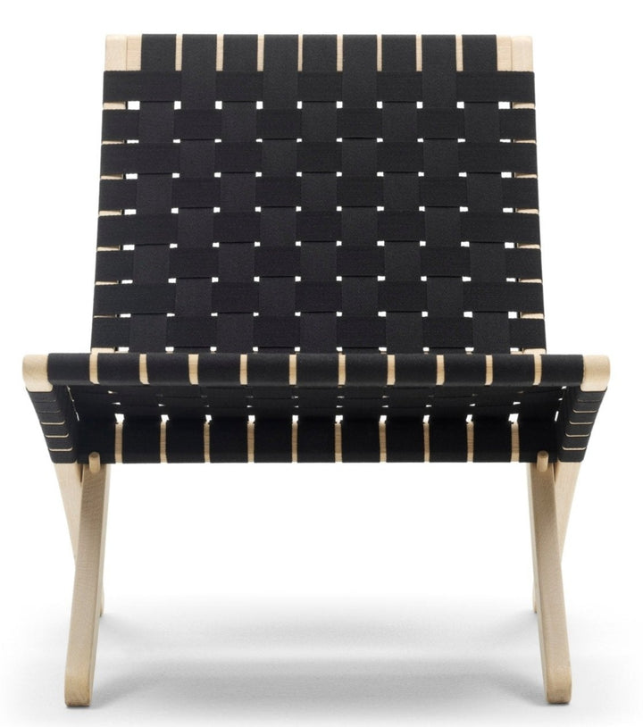 MG501 Cuba Chair - Cotton Webbing - Carl Hansen & Son - Chairs - Soaped Oak/Black Webbing - HORNE