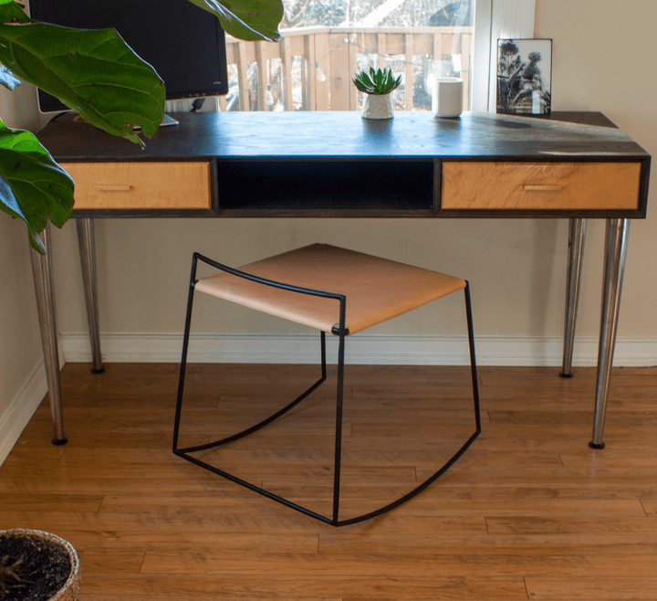Mia Rocking Stool - Tronk - Stools + Benches + Ottomans - White - HORNE