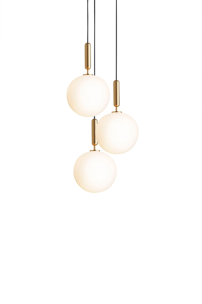 Miira 3 Pendant - Large - Nuura - Pendants - Rock Grey/Opal White - HORNE