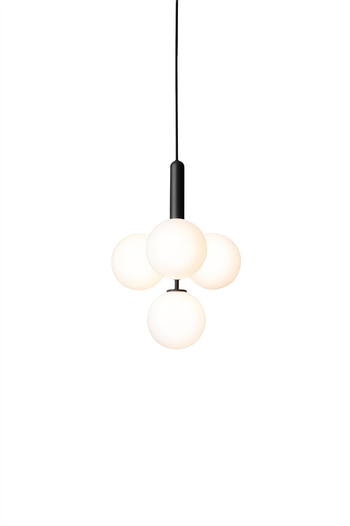 Miira 4 Pendant - Nuura - Pendants - Brass/Opal White - HORNE