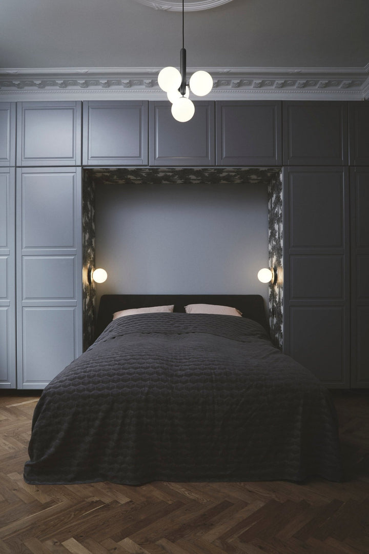 Miira 4 Pendant - Nuura - Pendants - Brass/Opal White - HORNE