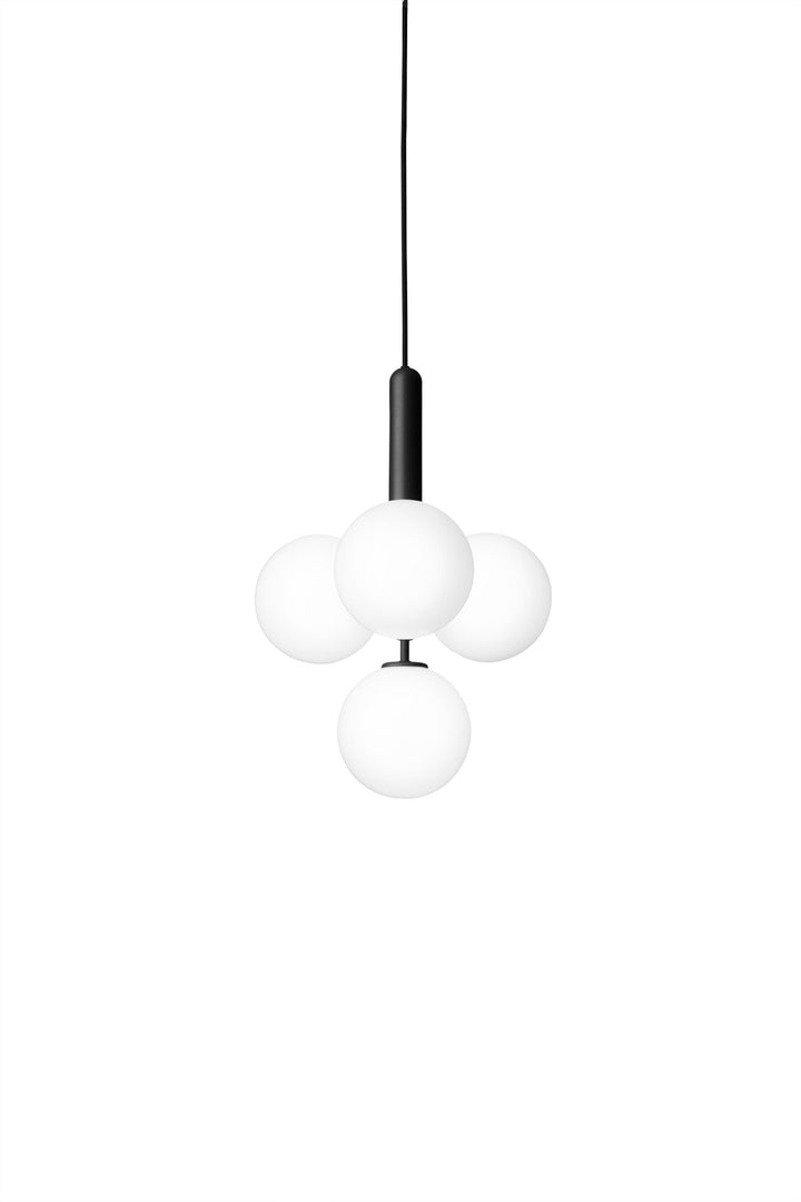 Miira 4 Pendant - Nuura - Pendants - Brass/Opal White - HORNE
