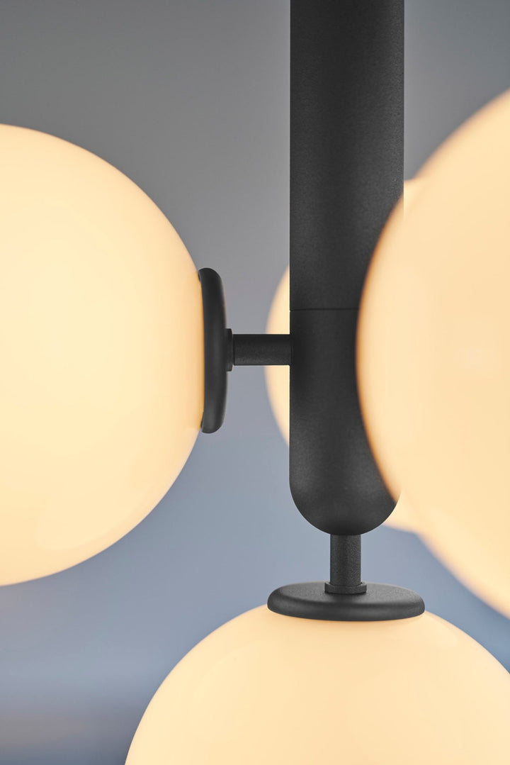 Miira 4 Pendant - Nuura - Pendants - Brass/Opal White - HORNE