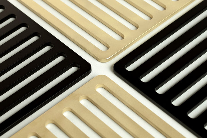 Milan Trivet - Fferrone Design - Serveware - Solid Brass With Sandblasted Finish - HORNE