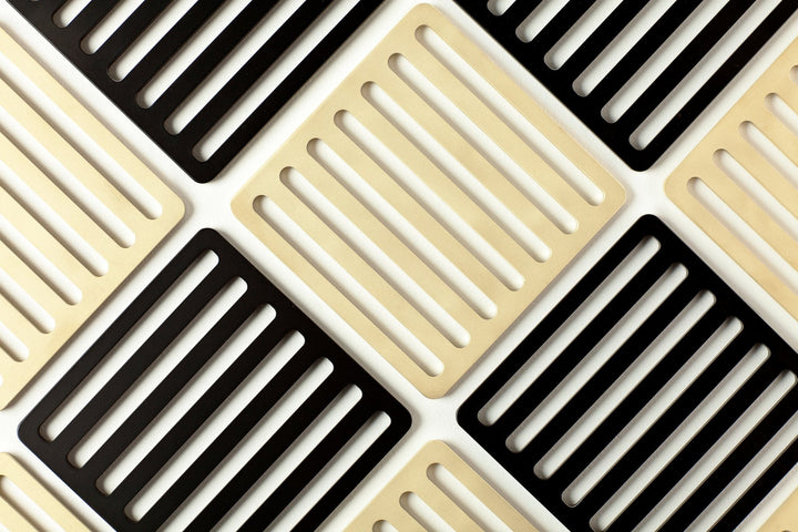 Milan Trivet - Fferrone Design - Serveware - Solid Brass With Sandblasted Finish - HORNE