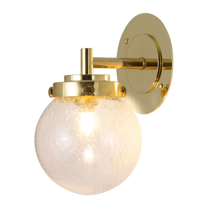 Mini Globe Wall Light - Original BTC - Wall Sconces - Brass - Seedy - HORNE