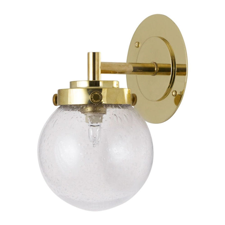 Mini Globe Wall Light - Original BTC - Wall Sconces - Brass - Seedy - HORNE