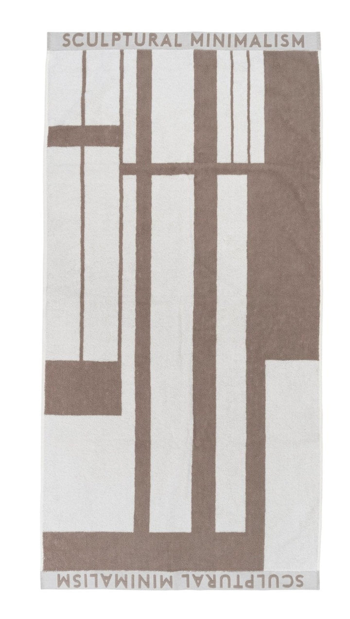 Minimal Towel Cotton - Kristina Dam - Bedding + Pillows - Beige - Medium - HORNE