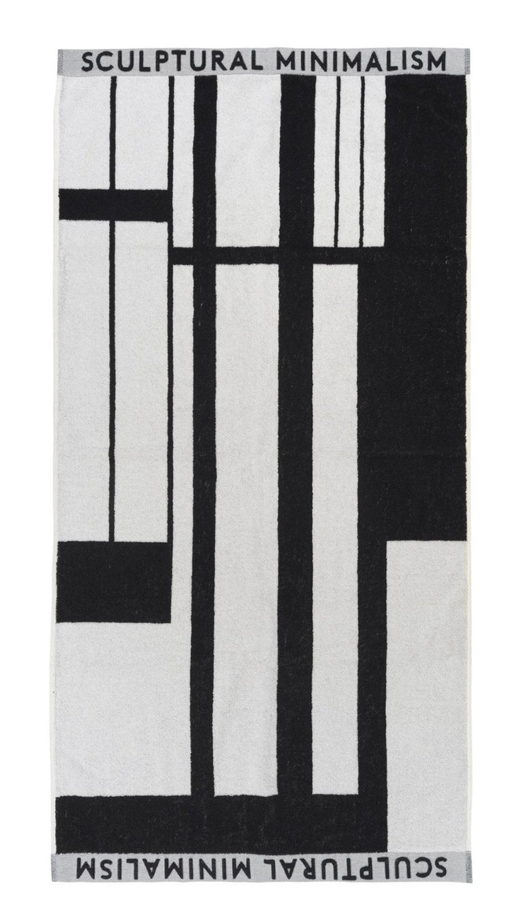 Minimal Towel Cotton - Kristina Dam - Bedding + Pillows - Black - Medium - HORNE