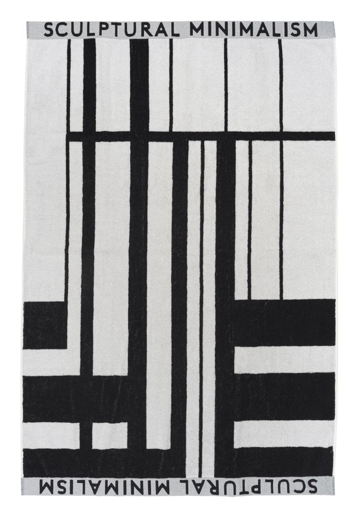 Minimal Towel Cotton - Kristina Dam - Bedding + Pillows - Black - Large - HORNE