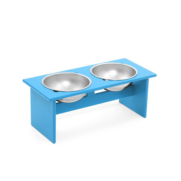 Minimalist Double Dog Bowl - Medium - Loll Designs - Outdoor Accessories - Sky Blue - HORNE