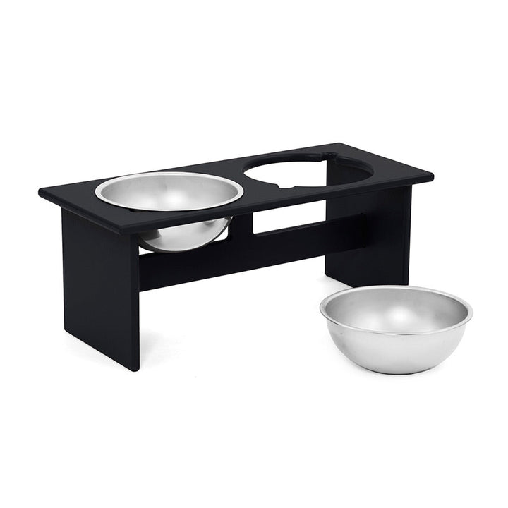 Minimalist Double Dog Bowl - Medium - Loll Designs - Outdoor Accessories - Driftwood - HORNE