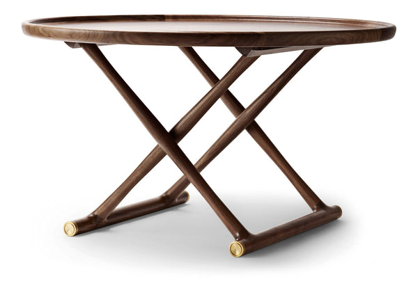 ML10097 Egyptian Table - Carl Hansen & Son - Tables - 39.3"Ø - Oiled Walnut - HORNE