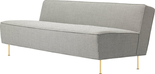 Modern Line Sofa - 71.7"W - Gubi - Sofas - Black Matte - Gabriel Tempt - 60152 - HORNE
