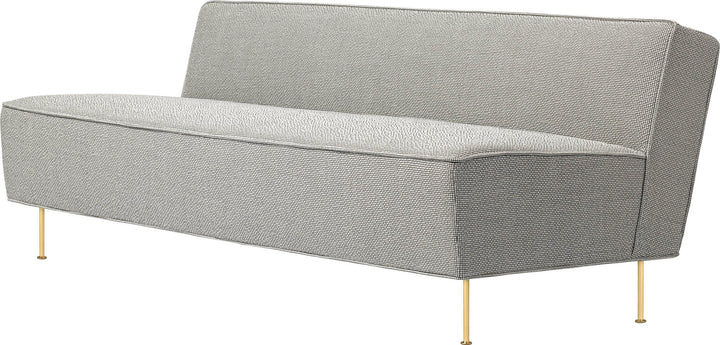 Modern Line Sofa - 71.7"W - Gubi - Sofas - Black Matte - Gabriel Tempt - 60152 - HORNE