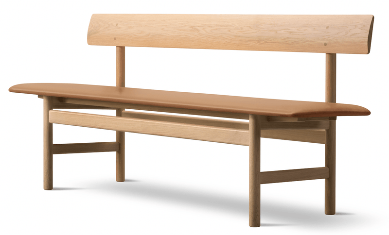 Mogensen Bench - Soap Treated Oak - Fredericia - Stools + Benches + Ottomans - Max 98 - HORNE