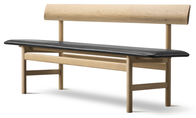 Mogensen Bench - Soap Treated Oak - Fredericia - Stools + Benches + Ottomans - Max 98 - HORNE