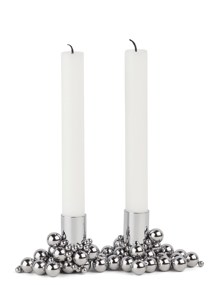 Molekyl Candlelight Holder - Gejst - Candle Holders - 2 Holders - Chrome - HORNE