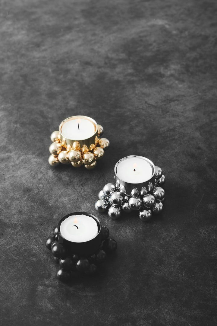 Molekyl Tealight Holder - Gejst - Candle Holders - Brass - HORNE