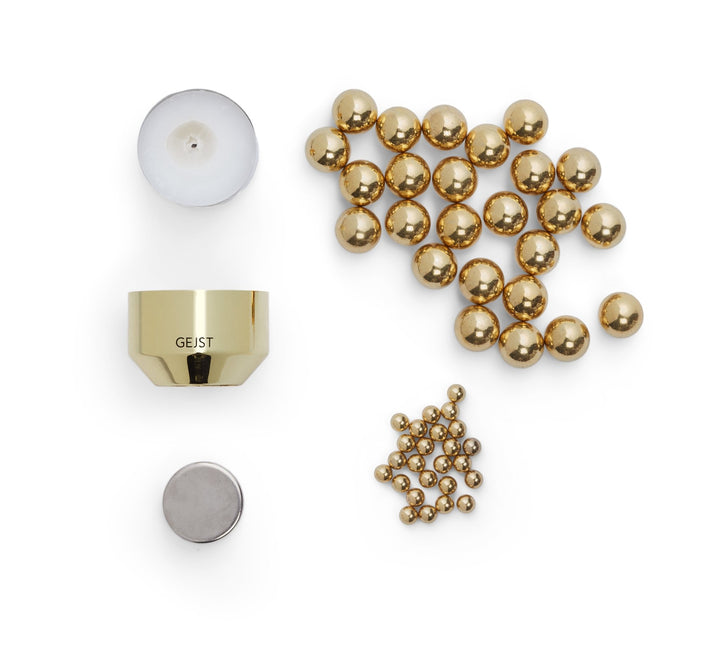 Molekyl Tealight Holder - Gejst - Candle Holders - Brass - HORNE