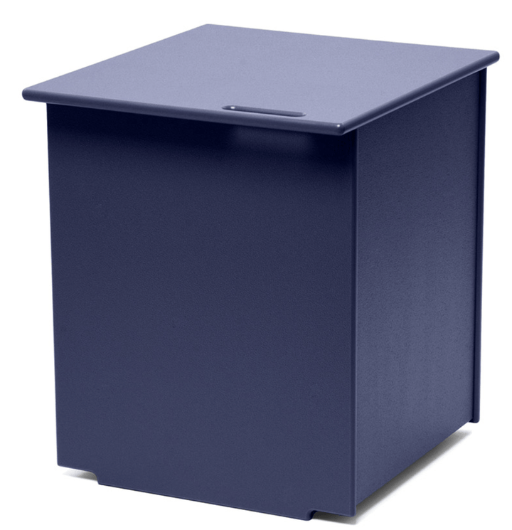 Mondo Single Storage Box With Lid - Loll Designs - Outdoor Accessories - Navy Blue - HORNE
