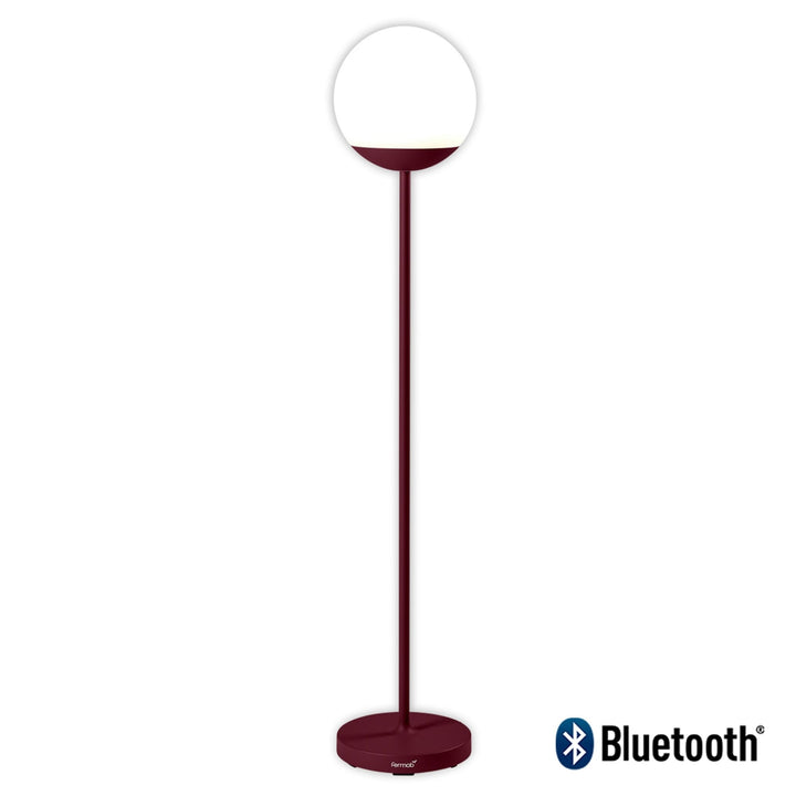 MOOON! Floor Lamp 53" - Fermob - Outdoor Lights - Black Cherry - HORNE