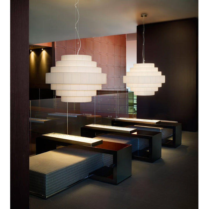 Mos 02 Pendant - Bover - Pendants - Cream Ribbon - HORNE