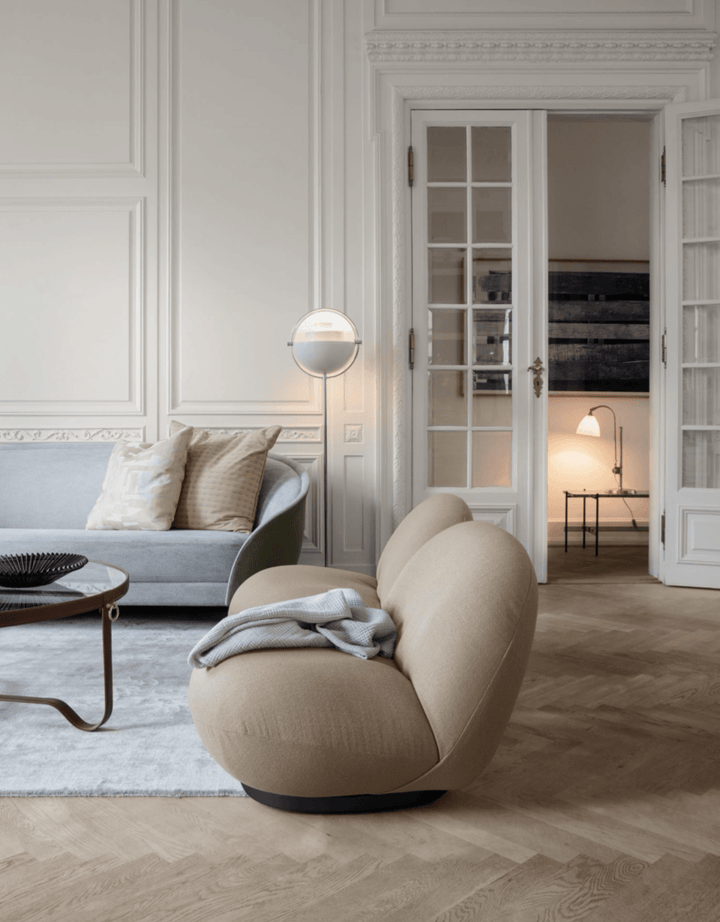 Multi - Lite Floor Lamp - Gubi - Pendants - Chrome Base & Chrome Shade - HORNE